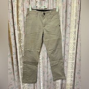 3/$30‎ Volcom Boys Khaki Chino Pants Size 10